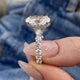 DN7937 Engagement Ring 5.60 carat, 18K gold