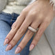 Diamond Dome Ring 3.08 Carat Rose Gold 14K