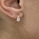Diamond Hoop Earrings 0.80 ct Rose Gold