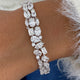 Diamond Tennis Bracelet 15.77 Carat White Gold 14K