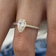 Lunara Engagement Ring 1.50 carat, 18K gold