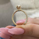 Lunara Engagement Ring 1.50 carat, 18K gold
