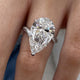 Amalina Engagement Ring 8.65 carat, 18K gold