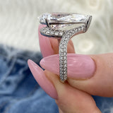 Amalina Engagement Ring 8.65 carat, 18K gold