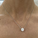 Diamond Pendant Necklace 2.5 ct White Gold