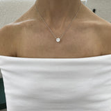 Diamond Pendant Necklace 1 ct White Gold