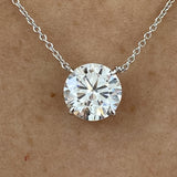 Diamond Pendant Necklace 1 ct White Gold