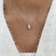 Diamond Pendant Necklace 1.5 ct White Gold