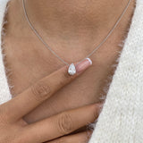 Diamond Pendant Necklace 1.5 ct White Gold