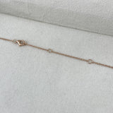 Diamond Pendant Necklace 3 ct Rose Gold