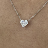 Diamond Pendant Necklace 3 ct White Gold