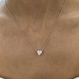Diamond Pendant Necklace 3 ct White Gold