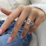 AD0063R05-W_7 Engagement Ring 4.50 carat, 18K gold