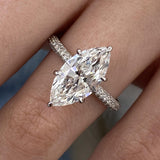 Zinnia Engagement Ring 3.60 carat, 18K gold