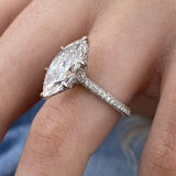 Zinnia Engagement Ring 3.60 carat, 18K gold