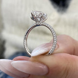 Zinnia Engagement Ring 3.60 carat, 18K gold