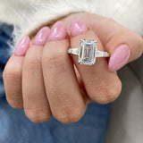 Bellamy Engagement Ring 5.15 carat, 18K gold