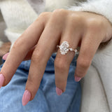 AD255R07-R_6.5 Engagement Ring 3.70 carat, 18K gold