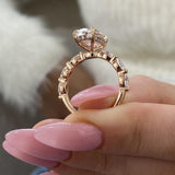 AD255R07-R_6.5 Engagement Ring 3.70 carat, 18K gold