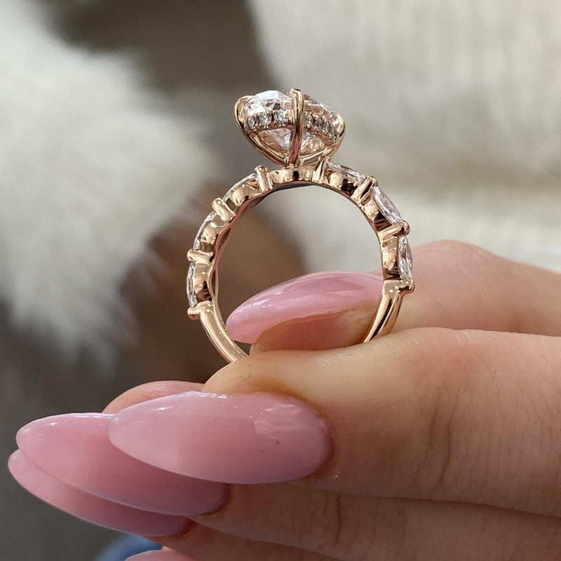 AD255R07-R_6.5 Engagement Ring 3.70 carat, 18K gold