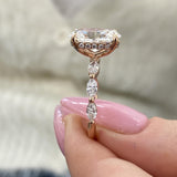 AD255R07-R_6.5 Engagement Ring 3.70 carat, 18K gold