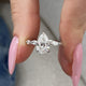 Odessa Engagement Ring 2 carat, 18K gold