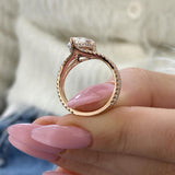 Aurelia Engagement Ring 3.70 carat, 18K gold
