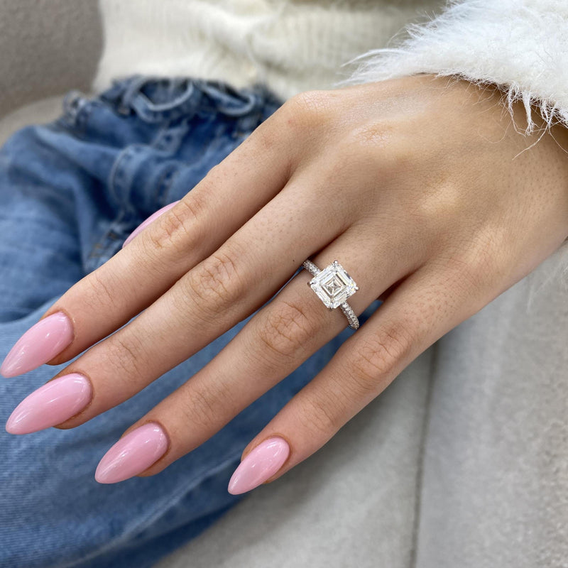 AD0063R02-W_7 Engagement Ring 3.10 carat, 18K gold