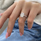 AD0063R04-W_6.5 Engagement Ring 3.10 carat, 18K gold