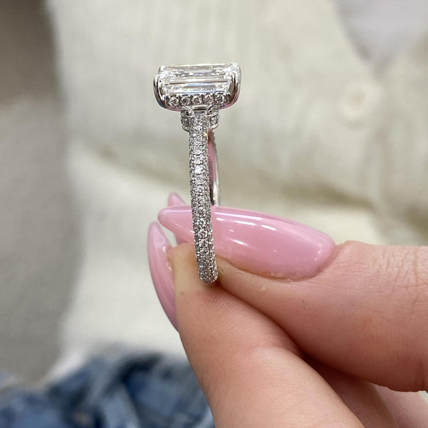 AD0063R04-W_6.5 Engagement Ring 3.10 carat, 18K gold