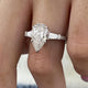 Mirabelle Engagement Ring 4.20 carat, 18K gold