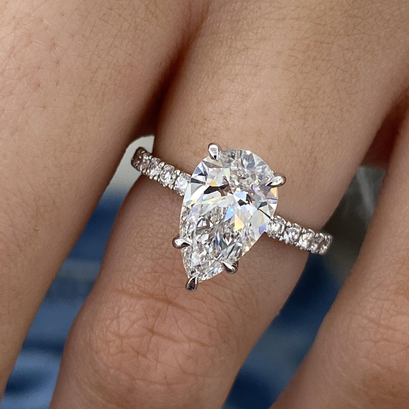AD533R-W_RO1293 Engagement Ring 2.35 carat, 18K gold