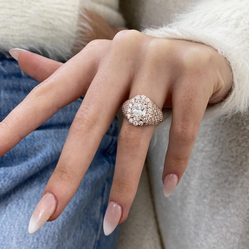 AD0078R07-R_6.5 Engagement Ring 3.70 carat, 18K gold