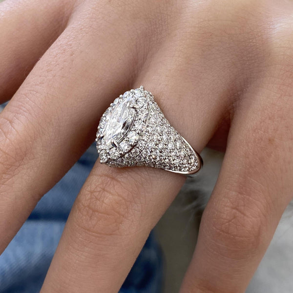 Zahara Engagement Ring 3.15 carat, 18K gold