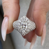 Zahara Engagement Ring 3.15 carat, 18K gold