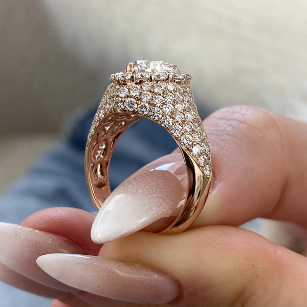 Thessaly Engagement Ring 3.85 carat, 18K gold