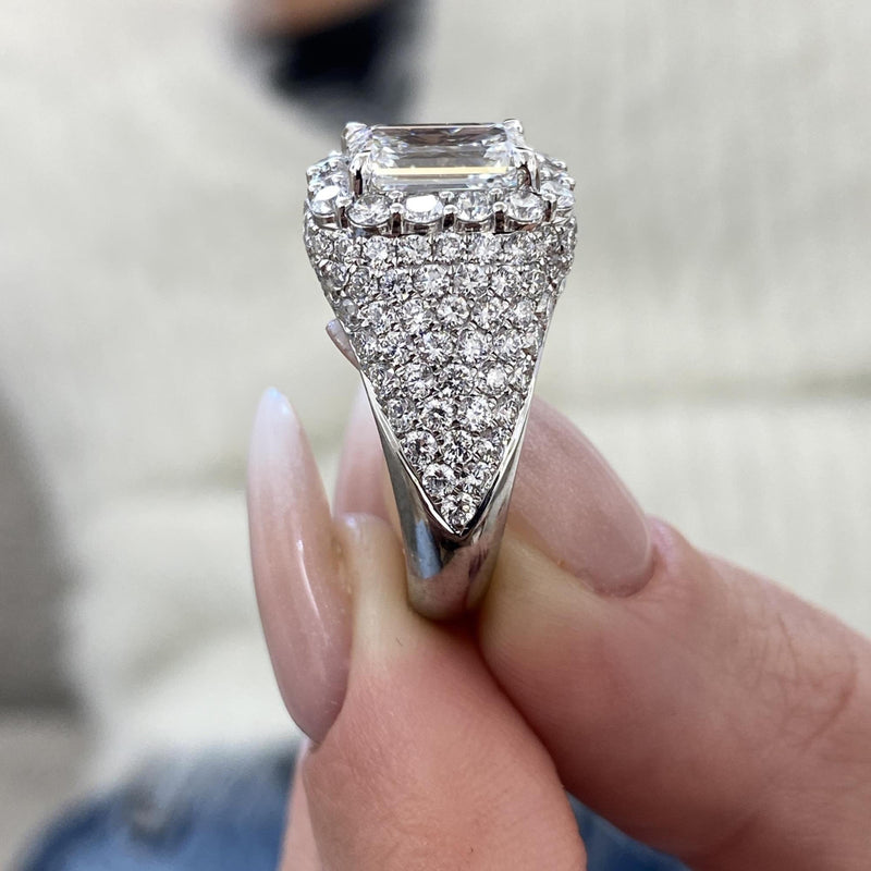 Vesper Engagement Ring 4.25 carat, 18K gold