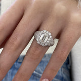 Vesper Engagement Ring 4.25 carat, 18K gold