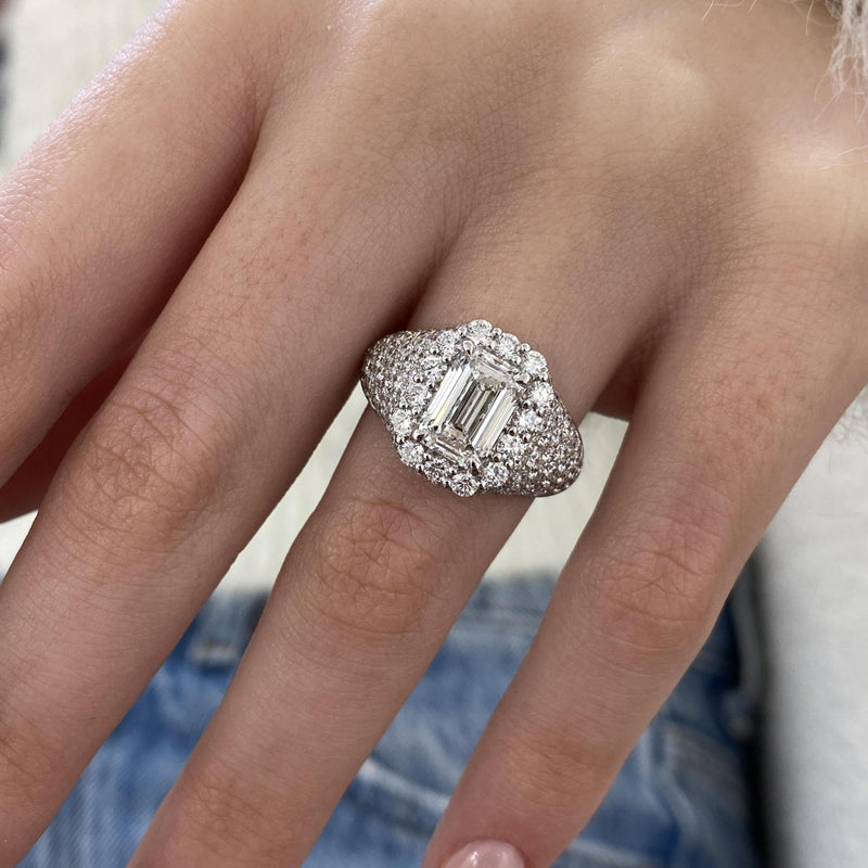 Vesper Engagement Ring 4.25 carat, 18K gold