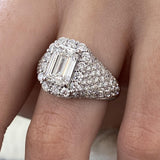 Vesper Engagement Ring 4.25 carat, 18K gold
