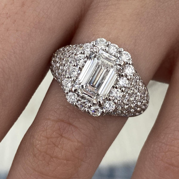 Vesper Engagement Ring 4.25 carat, 18K gold