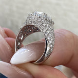 Calista Engagement Ring 4.20 carat, 18K gold