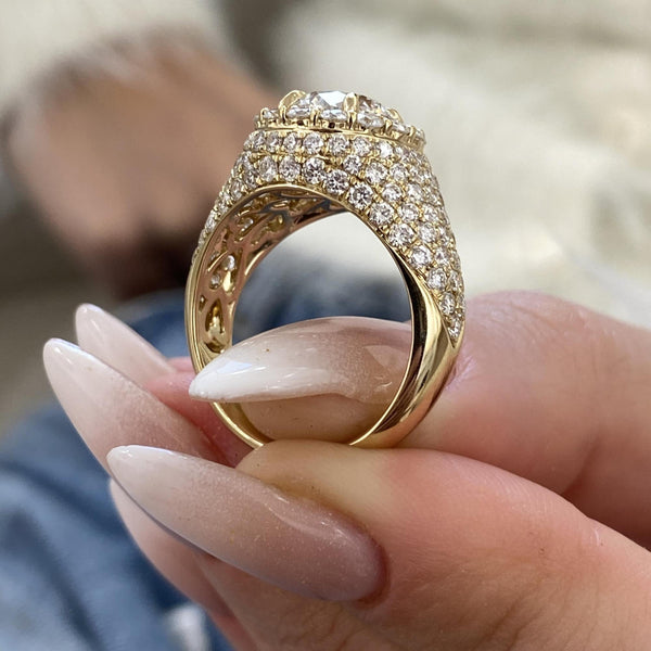 Seraphina Engagement Ring 4.15 carat, 18K gold