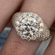 Seraphina Engagement Ring 4.15 carat, 18K gold
