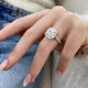 Isolde Engagement Ring 3.95 carat, 18K gold