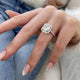 Nayeli Engagement Ring 3.95 carat, 18K gold