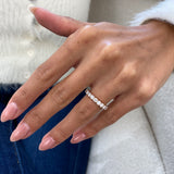 Diamond Stackable Ring 2.42 Carat Rose Gold 14K