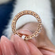 Diamond Stackable Ring 2.42 Carat Rose Gold 14K