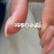 Diamond Stackable Ring 2.42 Carat Rose Gold 14K