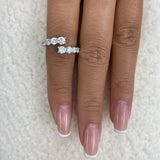 Diamond Open Ring 1.7 ct White Gold